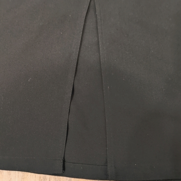 Black Midi Skirt with Front Slit Size XS/S - Picture 2 of 8